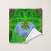 Green Intricacy Bath Towel Set Bad Handdoek (Wasdoekje)
