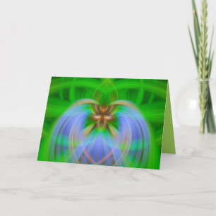 Green Intricacy Wenskaart Kaart