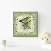 Green Iora ~ J. Keulemans Dutch Bird Illustrator ~ Vierkante Klok (Huis)