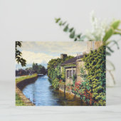 Green Ireland Artwork Painting Card Kaart (Staand voorkant)