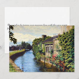 Green Ireland Artwork Painting Card Kaart