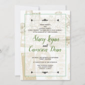 Green Ireland Passport Invitation Kaart (Voorkant)