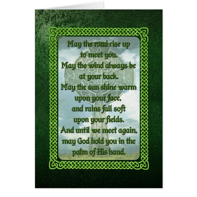 Green Irish Blessing (Voorkant)