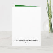 Green Irish Blessing Kaart (Achterkant)