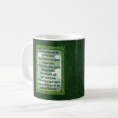 Green Irish Blessing Koffiemok (Voorkant links)