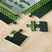 Green Irish Blessing Legpuzzel (Zijkant)
