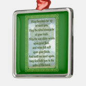 Green Irish Blessing Metalen Ornament (Links)