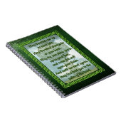 Green Irish Blessing Notitieboek (Rechterzijde)