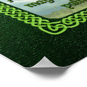 Green Irish Blessing Poster (Hoek)