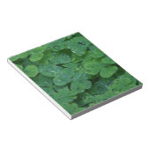 Green Irish Clover Notitieblok (Schuin)
