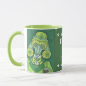 GREEN IRISH POODLE, ST. PATRICK-MOK OP DAG MOK (Links)
