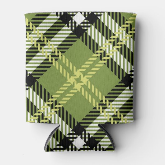 Green Irish Pset Pattern Blikjeskoeler (Voorkant)