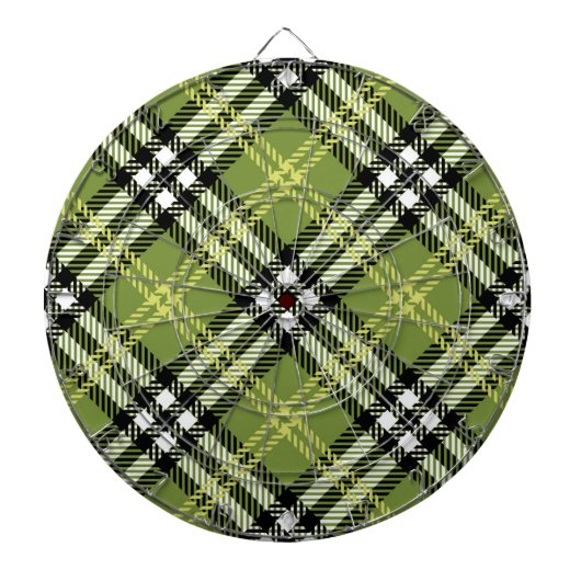 Green Irish Pset Pattern Dartbord (Voorkant)