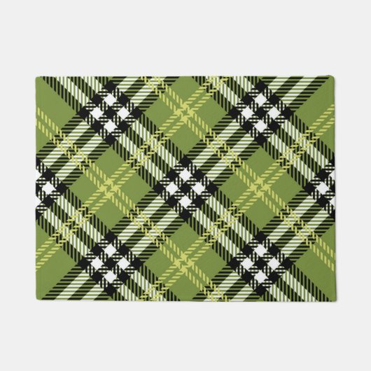 Green Irish Pset Pattern Deurmat (Voorkant)