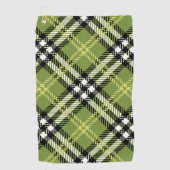 Green Irish Pset Pattern Golfhanddoek (Voorkant)