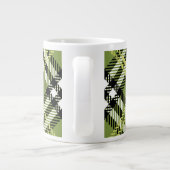 Green Irish Pset Pattern Grote Koffiekop (Achterkant)