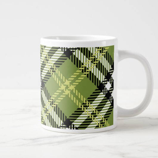 Green Irish Pset Pattern Grote Koffiekop (Rechts)