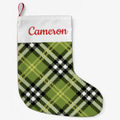 Green Irish Pset Pattern Kleine Kerstsok (Voorkant)