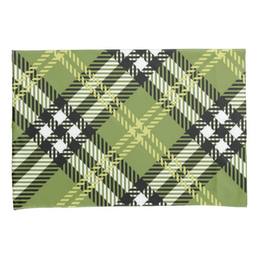 Green Irish Pset Pattern Kussensloop (Voorkant-Rechts)