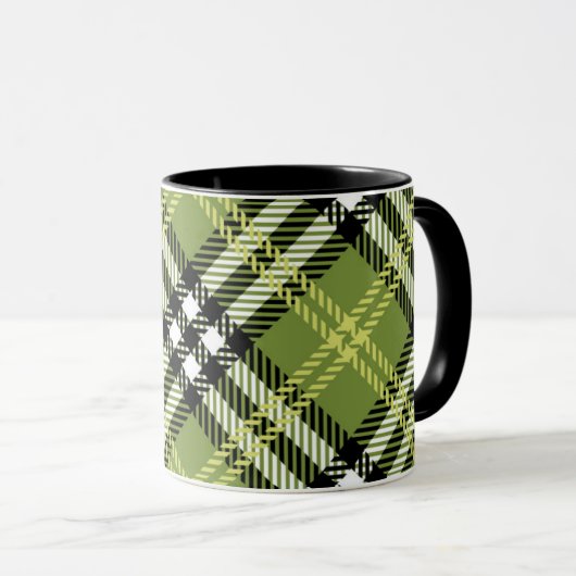 Green Irish Pset Pattern Mok (Voorkant rechts)