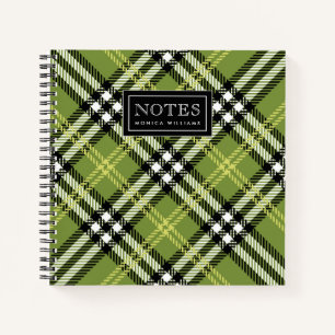 Green Irish Pset Pattern Notitieboek
