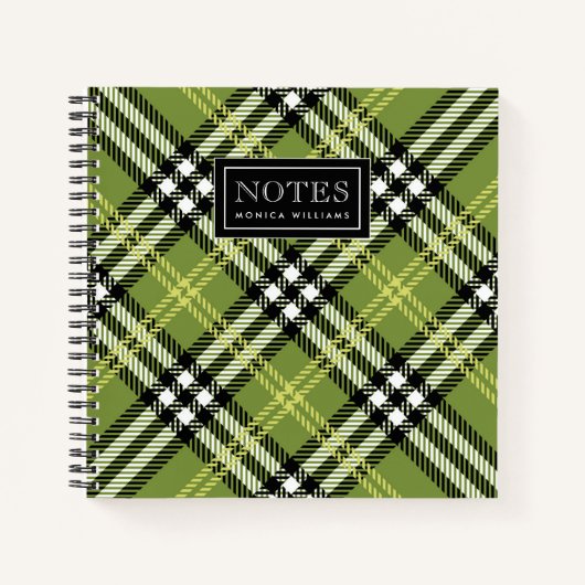 Green Irish Pset Pattern Notitieboek (Voorkant)