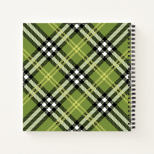 Green Irish Pset Pattern Notitieboek (Achterkant)