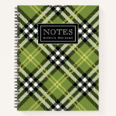 Green Irish Pset Pattern Notitieboek (Voorkant)