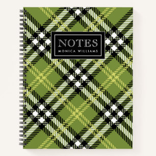 Green Irish Pset Pattern Notitieboek