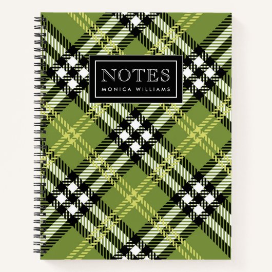 Green Irish Pset Pattern Notitieboek (Voorkant)