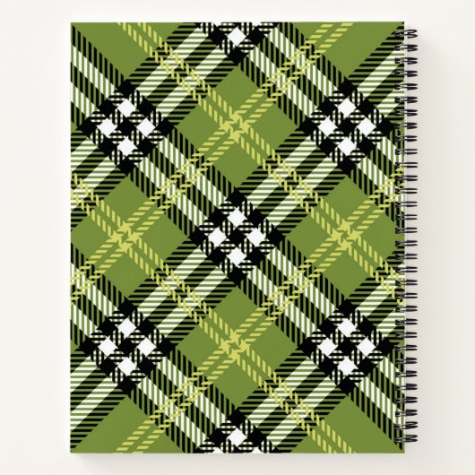 Green Irish Pset Pattern Notitieboek (Achterkant)