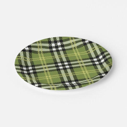 Green Irish Pset Pattern Papieren Bordje (Gekanteld)