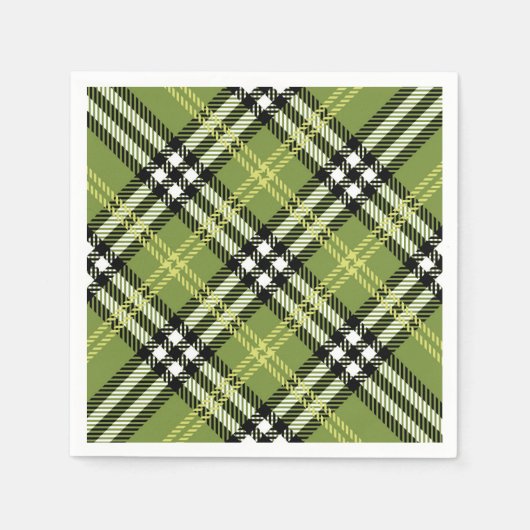 Green Irish Pset Pattern Servet (Voorkant)