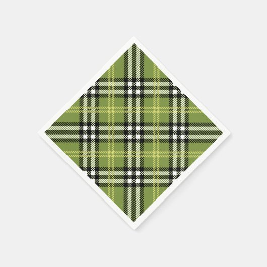 Green Irish Pset Pattern Servet (Hoek)