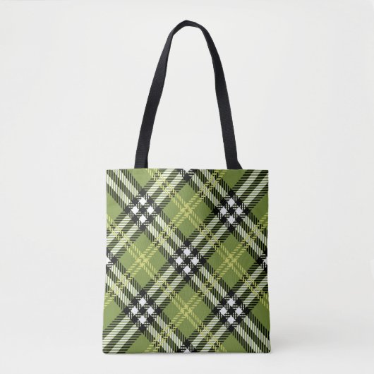 Green Irish Pset Pattern Tote Bag (Voorkant)