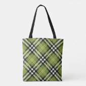 Green Irish Pset Pattern Tote Bag (Achterkant)