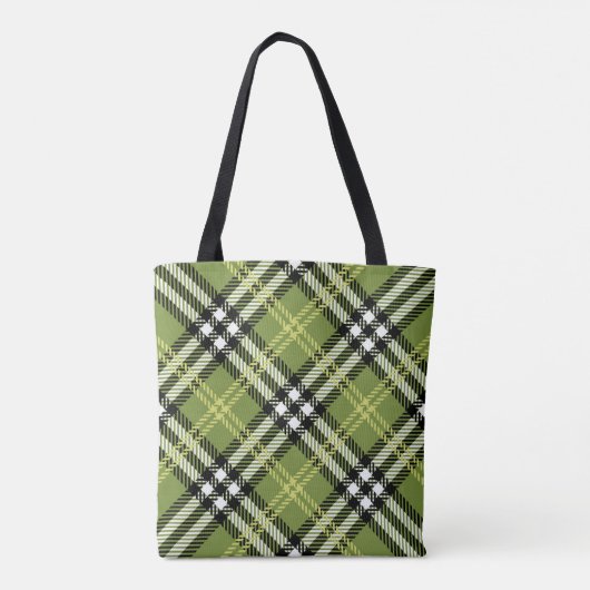 Green Irish Pset Pattern Tote Bag (Achterkant)