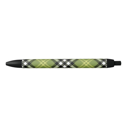 Green Irish Pset Pattern Zwarte Inkt Pen (Voorkant)
