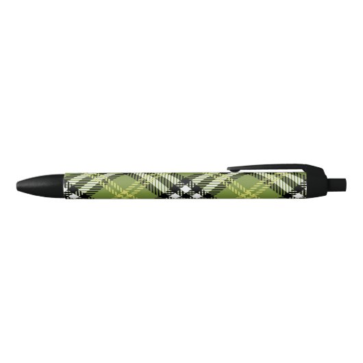 Green Irish Pset Pattern Zwarte Inkt Pen (Bovenkant)