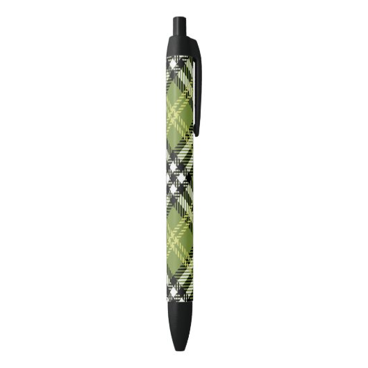 Green Irish Pset Pattern Zwarte Inkt Pen (Achterkant (Verticaal))