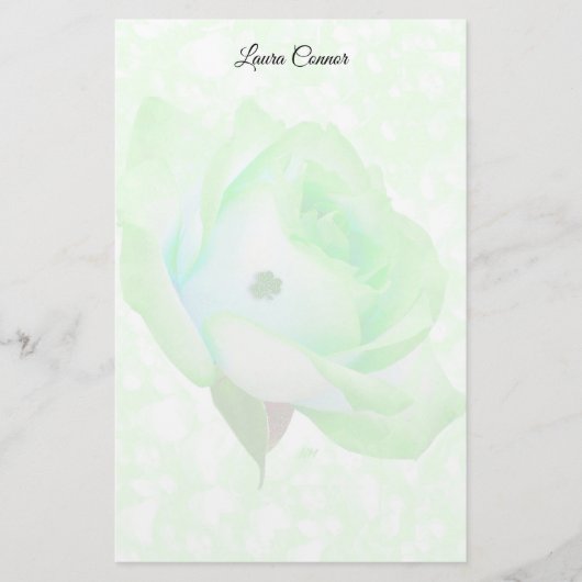 Green Irish Roos Stationery Briefpapier (Voorkant)