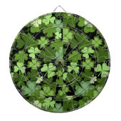 Green Irish Shamrock Dartbord (Voorkant)