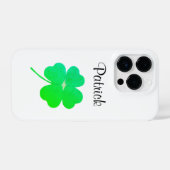Green Irish Shamrock St. Patrick's Day Telefoonhoe iPhone Hoesje (Achterkant horizontaal)