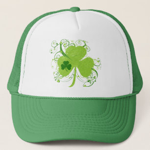 Green Irish Shamrock Trucker Pet