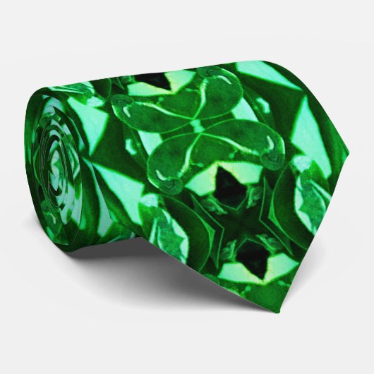 Green Irish St. Patricks Day Parade 4Sean Stropdas (Opgerold)