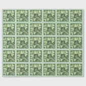 Green Irish Tiled Cadeaupapier (Vlak)