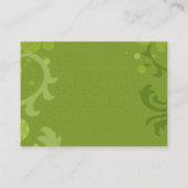 Green Irish Wedding Reception Informatiekaartje (Achterkant)
