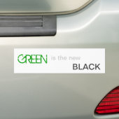 GREEN is de nieuwe ZWARTE bumpersticker. Bumpersticker (Op auto)