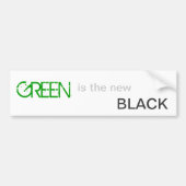 GREEN is de nieuwe ZWARTE bumpersticker. Bumpersticker (Voorkant)