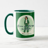 Green Is My Vibe Shirt – St Patrick’s Day - caneca Mok (Links)